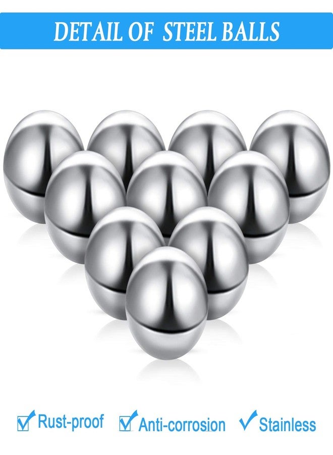 Ripeng 30 Pieces Labyrinth Replacement Steel Balls 0.5 Inch Replacement Rust-Proof Metal Balls for Marble Runs - Image 3